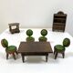 Vintage dollhouse furniture