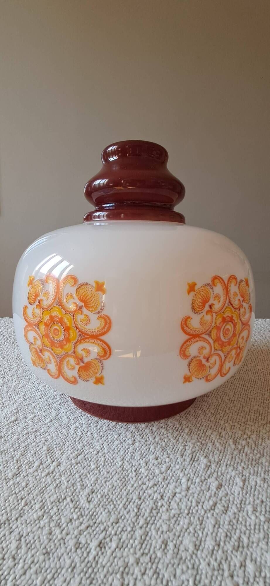 Vintage globe from the 1970s.