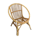 Fauteuil coquille rotin enfant
