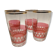 4 crystal glasses
