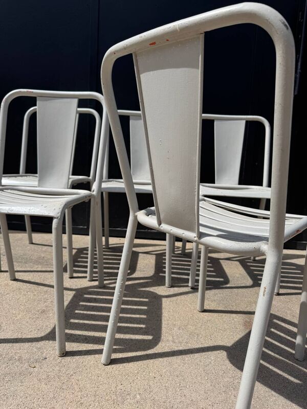 Chaises de bistrot Tolix années 60