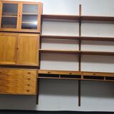 Vintage teak wall unit by HG mobel Denmark