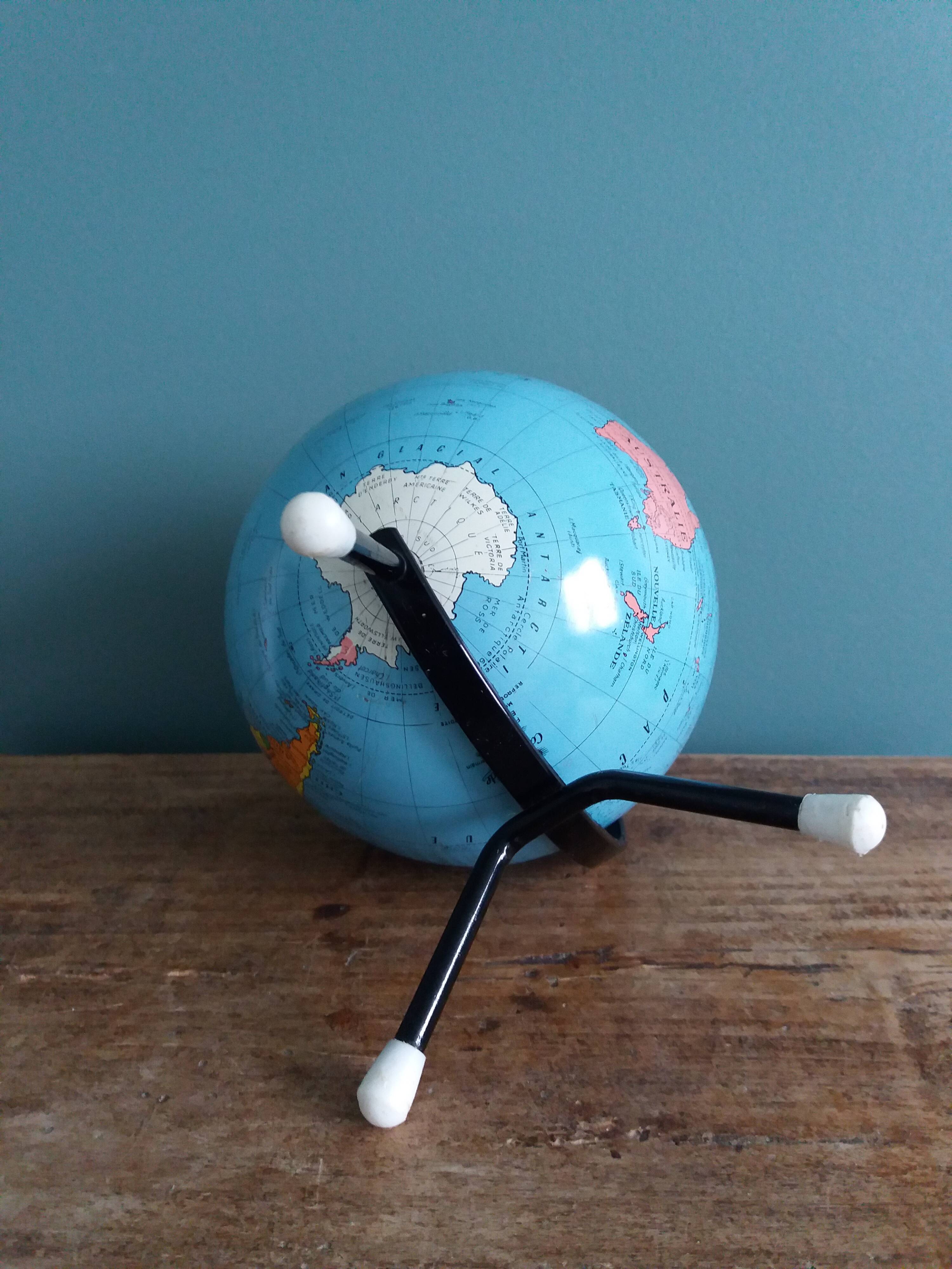 Globe world map Taride 50s 60s