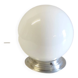 Art Deco ceiling light or wall light with opaline globe, diameter 20 cm.
