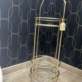 Gold metal side table