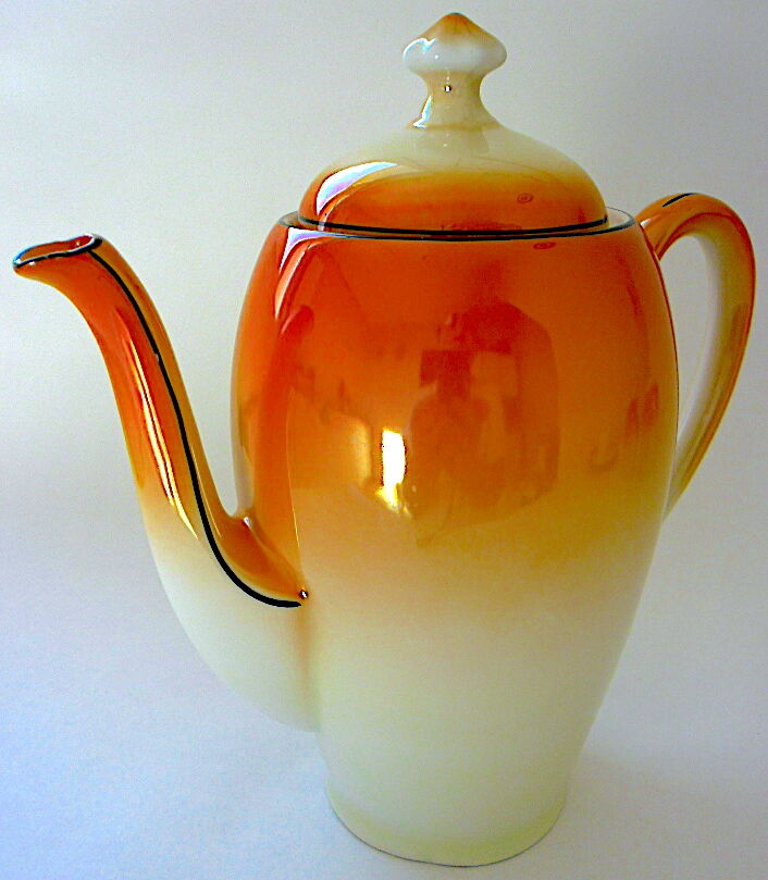 Art-deco bohemian porcelain tea or coffee