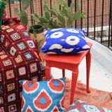 Housse de coussin ikat