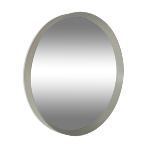 miroir blanc rond moderne