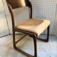 Original Baumann "Sled" series of 4 chairs