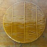Antique Trivet GIEN Creation VAL D’OR Ceramic Straw Decor Fran
