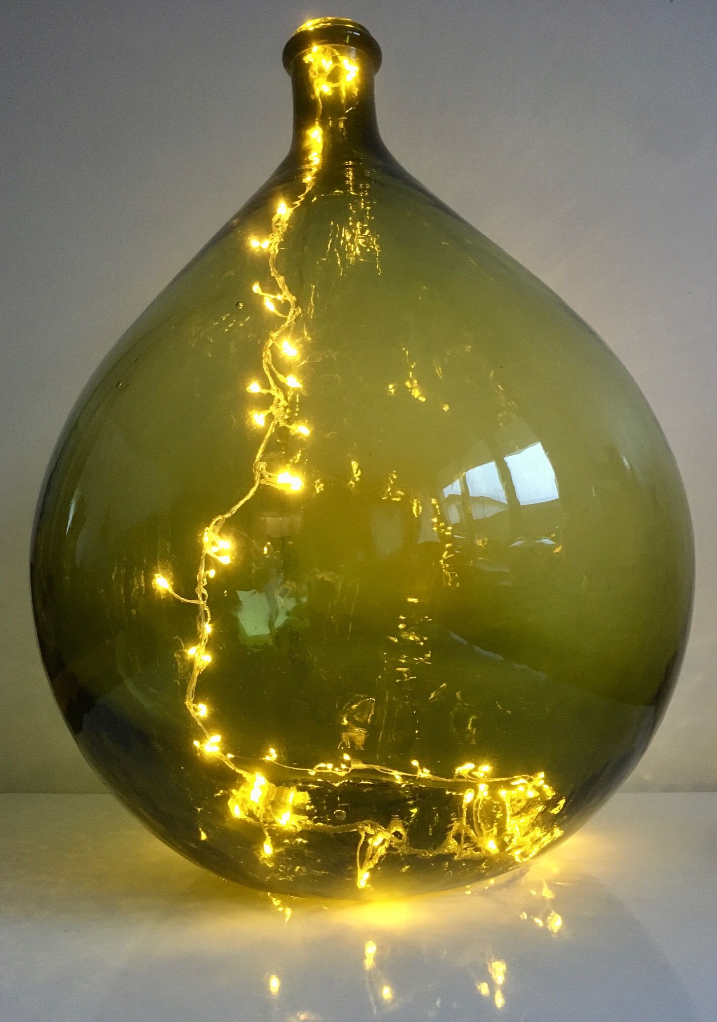 Olive green demijohn 20L