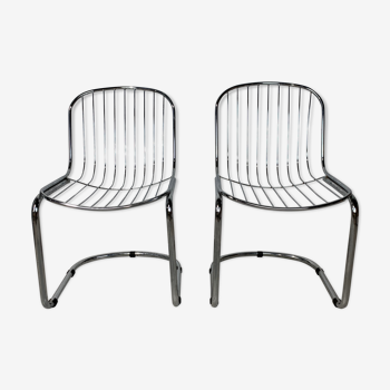 Paire de chaises de Gastone Rinaldi