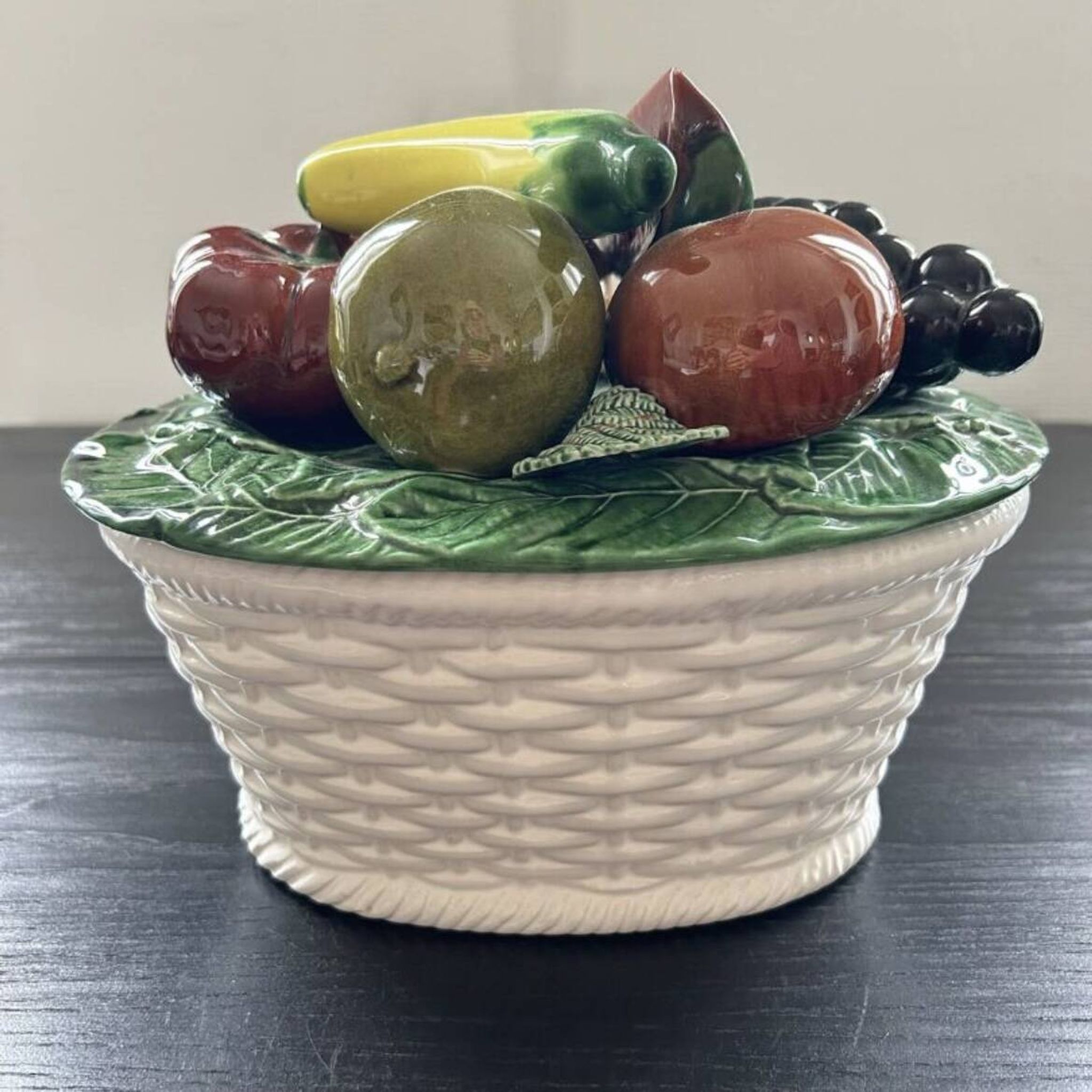 Fruit terrine in a fruit coulis