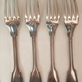15 spoons & 4 silver metal forks