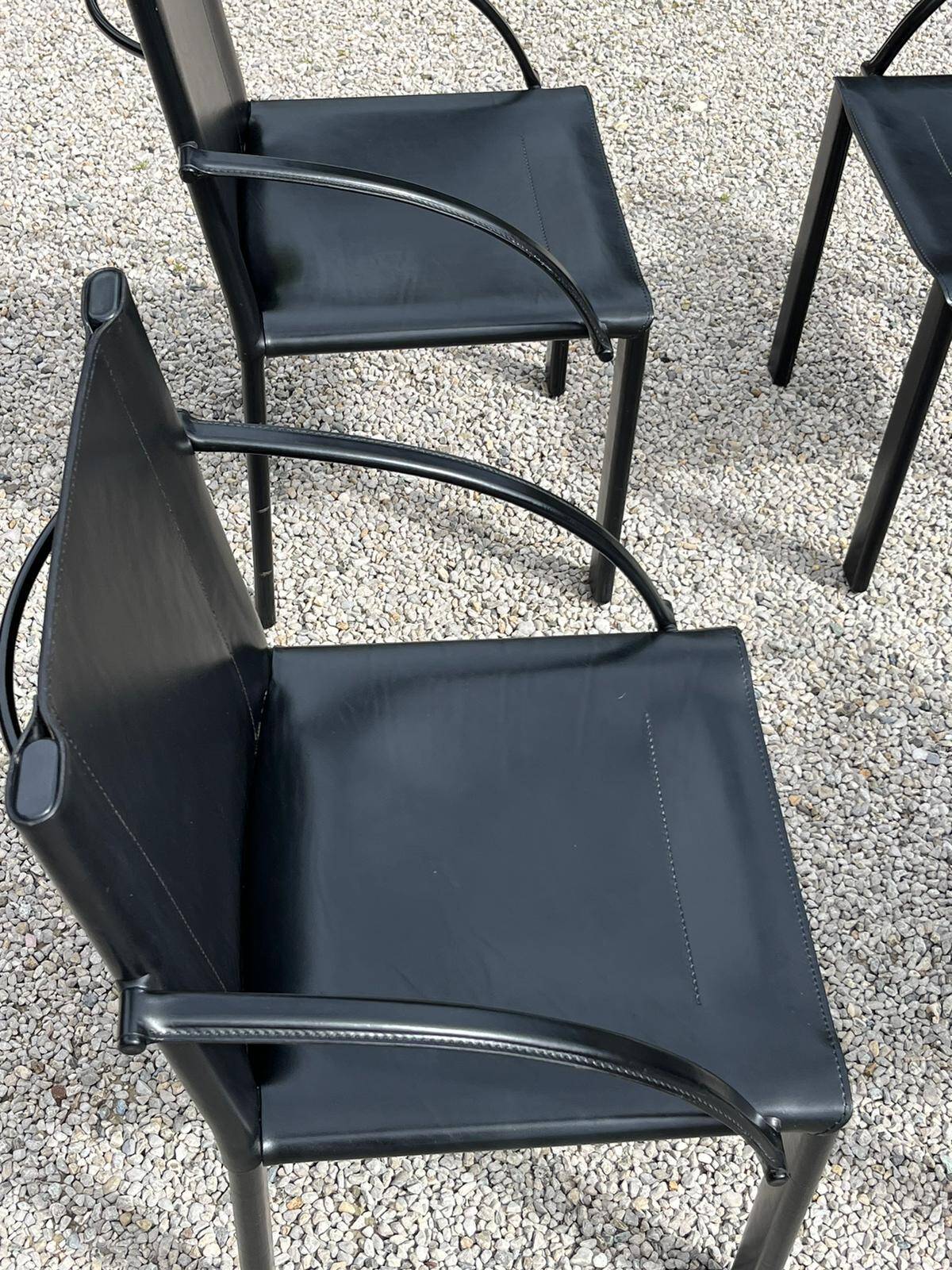 Matteo Grassi leather chairs