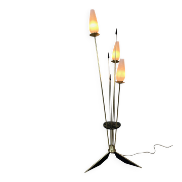 Vintage brass floor lamp – Lunel