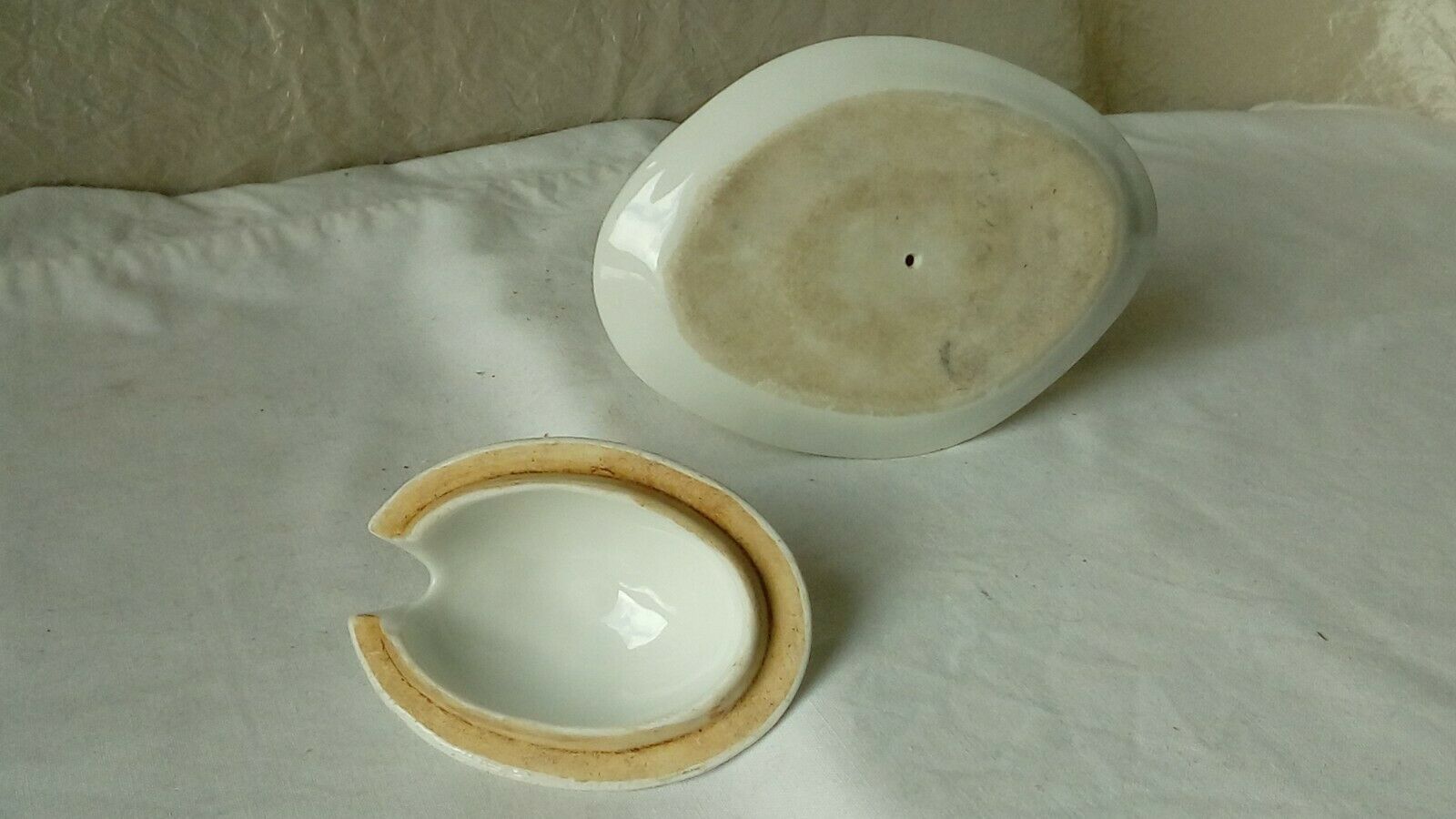 Mustard tree on porcelain frame paris limoges floral decoration