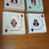 Ashtrays from the 60s in opaline