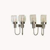 A pair of wall lights, Gaetano Missaglia, Italy 1960s.