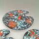 Bottle Coaster Painter's Palette Multicoloured Ceramic Pop