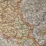 Old map of North-East France (large format) - 1910