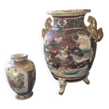 Japanese Satsuma vases