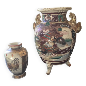 Japanese Satsuma vases