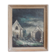 Oil on canvas painting storm sky country gallery