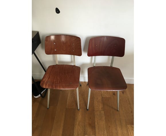 Set de 4 chaises S16 Galvanitas
