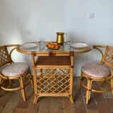 Rattan table and chairs set
