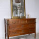 Commode bois et laiton