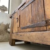 Established former brutalist console oak pine