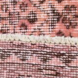 Vintage Pink & Brown Bordered Style Rug, 203x299Cm