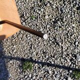 Pair of tonneau chairs by Pierre Guariche plywood base tubes 1954