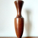 Vase soliflore design en bois