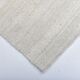 Tapis kilim en laine crème 205x132 cm, tapis kilim en laine blanche 4x7, tapis kilim uni.