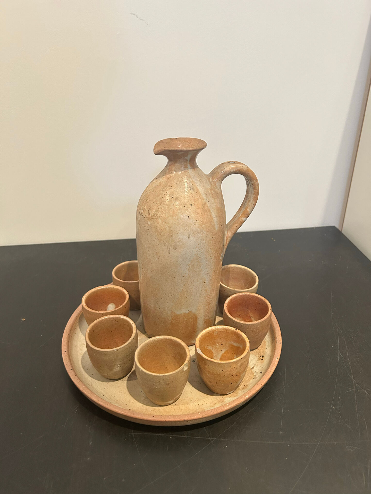 Stoneware liqueur service