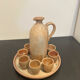Stoneware liqueur service