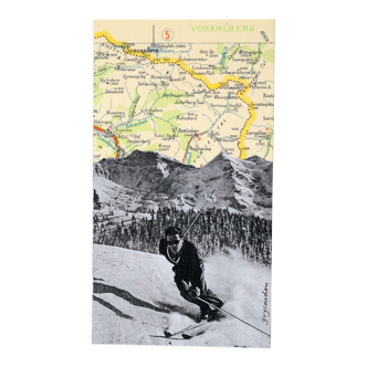 Alpine ski collage
