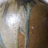 Leon Pointu enamelled stoneware vase - Puisaye