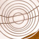 Circled aluminum fruit cup