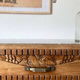 Art Deco sideboard in solid walnut