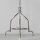 Standing chrome-plated Tubax coat rack