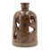 Signed stoneware lantern candle holder, 1960s