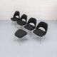 Conference dining chairs set 1970s