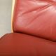 Pair Ingmar Relling Siesta Lounge Chairs in Beech and Burgundy Leather