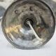 Classic pewter and opaline lamp, Les Étains de la Tour