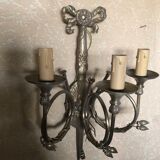 Pair of wall lamps hunting bodies