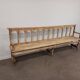 Patinated church pew