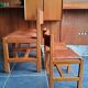 Chairs Maison Regain solid elm structure, leather seat and back